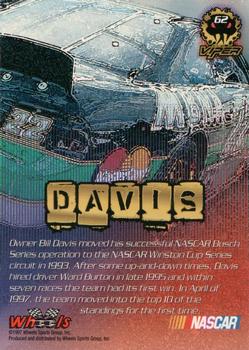 1997 Wheels Viper - Black Racer #62 Bill Davis Back