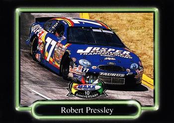 1998 Maxx 10th Anniversary #83 Robert Pressley's Car Front