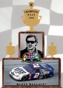 1998 Maxx 10th Anniversary - Champions Past #CP5 Rusty Wallace Front