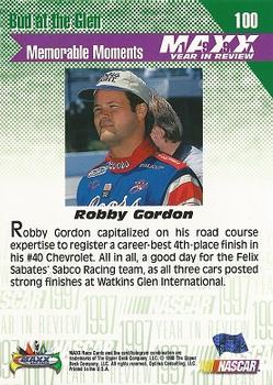 1998 Maxx 1997 Year In Review #100 Robby Gordon Back