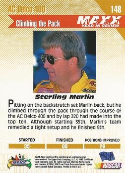 1998 Maxx 1997 Year In Review #148 Sterling Marlin Back