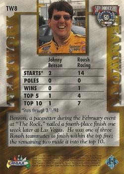 1998 Maxx - Teamwork #TW8 Johnny Benson's Car Back