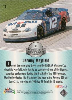 1998 Maxximum - Field Generals One Star #*2 Jeremy Mayfield Back
