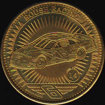 1998 Pinnacle Mint Collection - Coins: Brass Artist Proof #14 Mark Martin's Car Front
