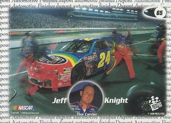 1998 Press Pass - Oil Slicks #65 Jeff Knight Back