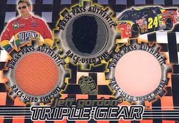 1998 Press Pass - Triple Gear 3 in 1 #STG 6 Jeff Gordon Front
