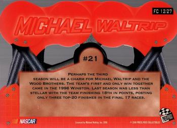 1998 Press Pass Premium - Flag Chasers #FC 12 Michael Waltrip Back