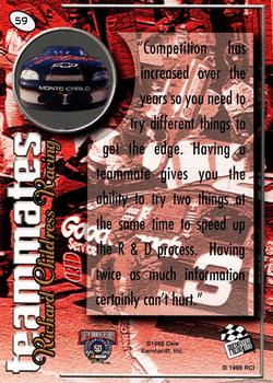 1998 Press Pass Stealth - Fusion #59 Dale Earnhardt's Car Back