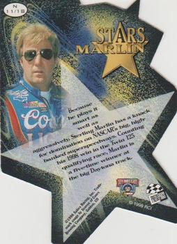 1998 Press Pass Stealth - Stars Die Cuts #N 11 Sterling Marlin Back