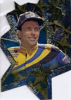 1998 Press Pass Stealth - Stars Die Cuts #N 14 Ted Musgrave Front