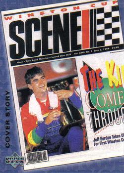 1998 Upper Deck Road to the Cup - Cover Story #CS13 Jeff Gordon Front