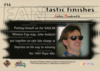 1999 Maxx - FANtastic Finishes #F14 John Andretti's Car Back