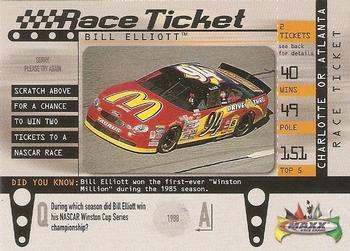 1999 Maxx - Race Ticket #RT10 Bill Elliott's Car Front