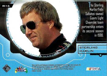 1999 Maxx - Racing Images #RI16 Sterling Marlin Back