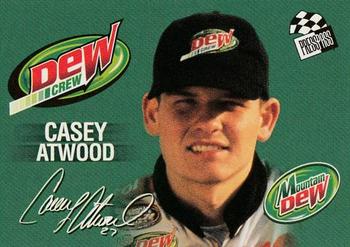 1999 Press Pass Dew Crew #1 Casey Atwood Front