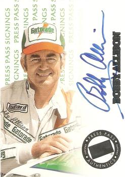 1999 Press Pass - Signings #NNO Bobby Allison Front