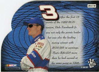 1999 Press Pass Stealth - Big Numbers Die Cuts #BN 4 Dale Earnhardt Jr. Back