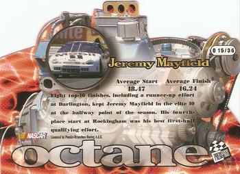 1999 Press Pass Stealth - Octane SLX Die Cuts #O 15 Jeremy Mayfield Back