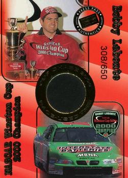 2000 Press Pass - Cup Chase Die Cut Prizes #1 Bobby Labonte Front