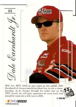 2000 Press Pass Premium - Reflectors #53 Dale Earnhardt Jr. Back