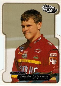 2000 Press Pass Trackside - Die Cuts #42 Justin Labonte Front