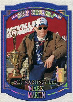 2000 Press Pass VIP - Explosives #X25 2000 Martinsville - Mark Martin Front