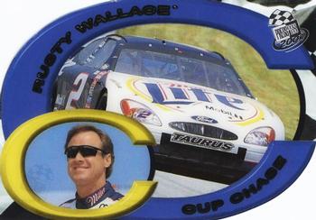 2001 Press Pass - Cup Chase Die Cut Prizes #CC 2 Rusty Wallace Front
