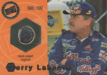 2001 Press Pass Optima - Race Used Lugnuts Drivers #LD 8 Terry Labonte Front