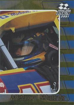 2001 Press Pass Stealth - Gold #G18 Michael Waltrip Front