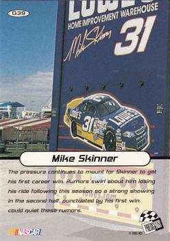 2001 Press Pass Stealth - Gold #G39 Mike Skinner Back