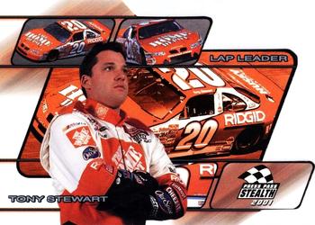 2001 Press Pass Stealth - Lap Leaders #LL 8 Tony Stewart Front