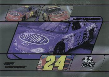 2001 Press Pass Stealth - Lap Leaders Clear #LL 28 Jeff Gordon's Car Front
