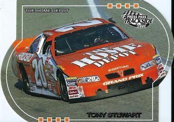 2001 Press Pass Trackside - Die Cuts #47 Tony Stewart's Car Front