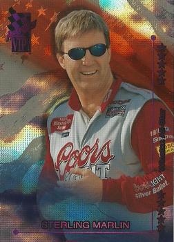 2001 Press Pass VIP - Laser Explosive #LX40 Sterling Marlin Front