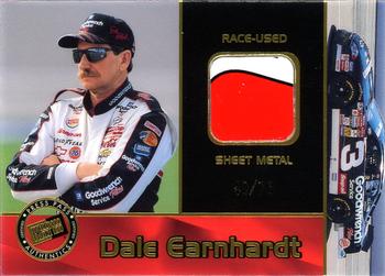 2001 Press Pass VIP - Race-Used Sheet Metal Drivers #SD 3 Dale Earnhardt Front