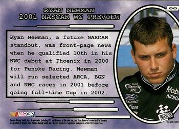 2001 Wheels High Gear - First Gear #66 Ryan Newman Back