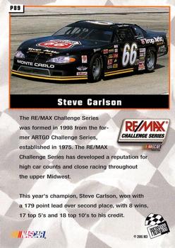 2002 Press Pass - Platinum #P89 Steve Carlson Back