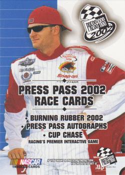 2002 Press Pass - Platinum #P100 Dale Earnhardt Jr. Front