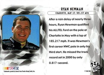 2002 Press Pass Eclipse - Solar Eclipse #S43 Ryan Newman Back