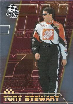 2002 Press Pass Stealth - Gold #P24 Tony Stewart Front