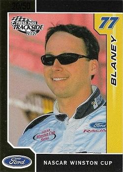 2002 Press Pass Trackside - Golden #G16 Dave Blaney Front