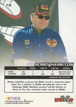 2002 Wheels High Gear - First Gear #F8 Bobby Hamilton Back