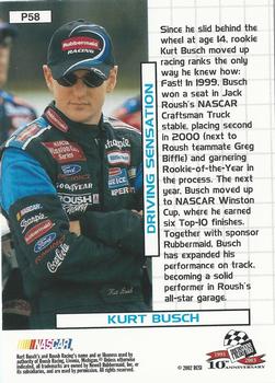 2003 Press Pass - Platinum #P58 Kurt Busch Back