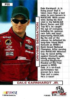 2003 Press Pass - Platinum #P55 Dale Earnhardt Jr. Back