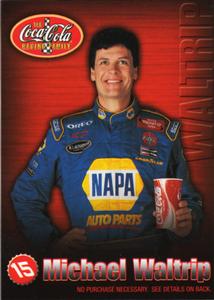 2003 Coca-Cola Racing Family Scratch-off #NNO Michael Waltrip Front
