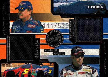 2003 Press Pass Eclipse - Under Cover Double Cover #DC 5 Terry Labonte / Jimmie Johnson Front
