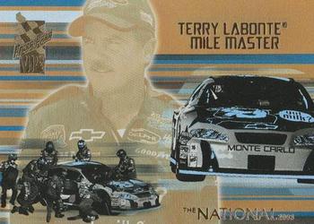 2003 Press Pass VIP - Mile Master National #MM 7 Terry Labonte Front
