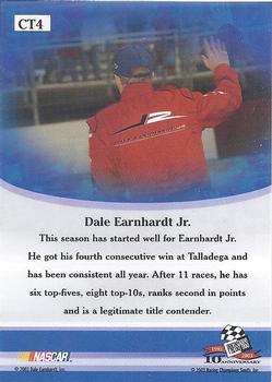 2003 Press Pass VIP - Factory Set Tin #CT4 Dale Earnhardt Jr. Back