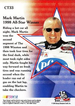 2003 Press Pass VIP - Factory Set Tin #CT33 Mark Martin Back