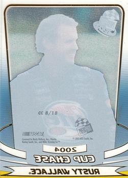 2004 Press Pass - Cup Chase Prizes #CC 8 Rusty Wallace Back